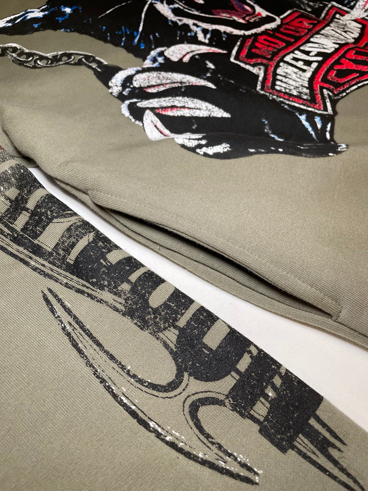 Moto Hoodie - Olive