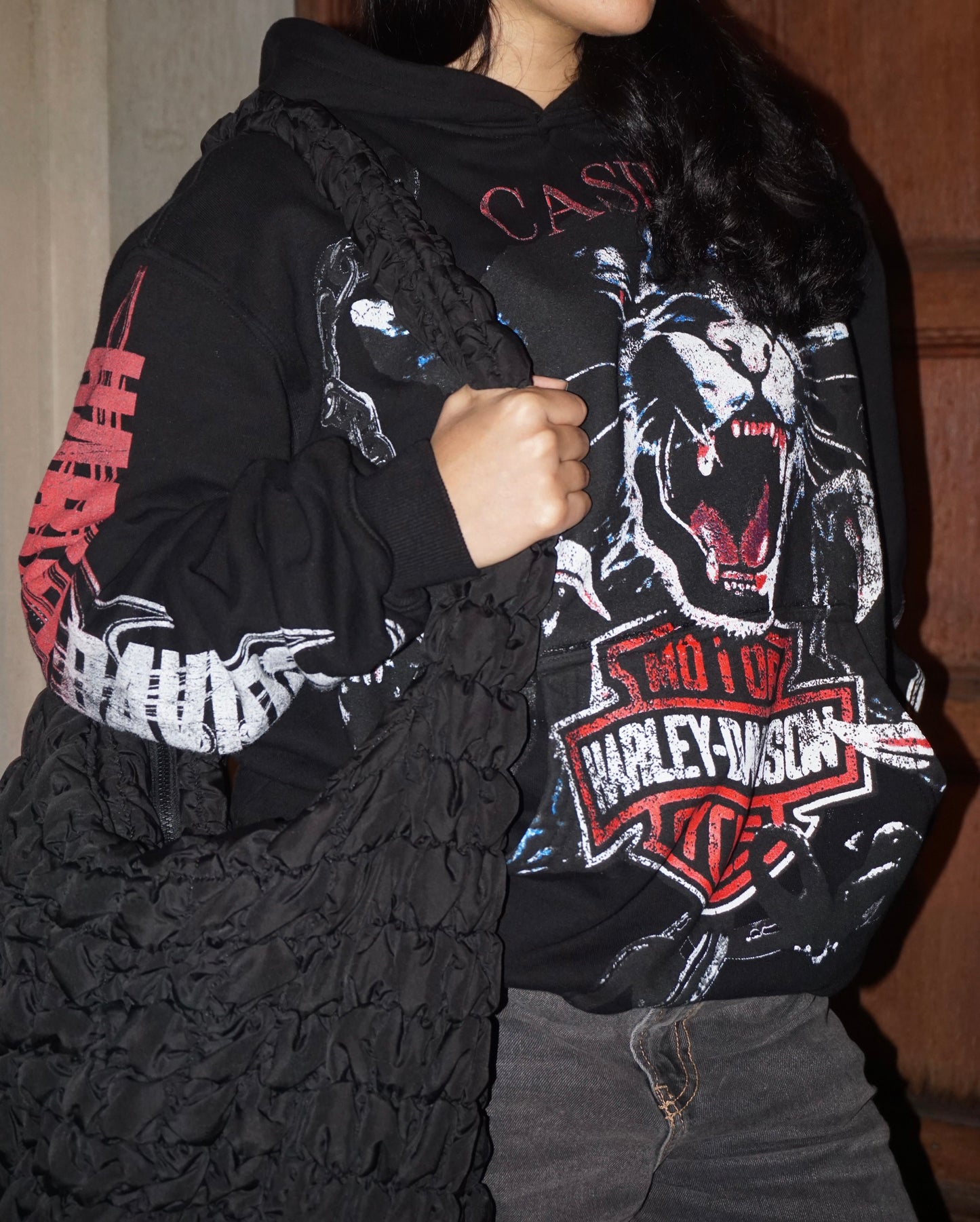 Moto Hoodie - Black
